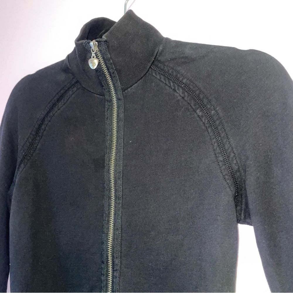 Twisted Heart Xs Black Embroidered Jacket - image 3